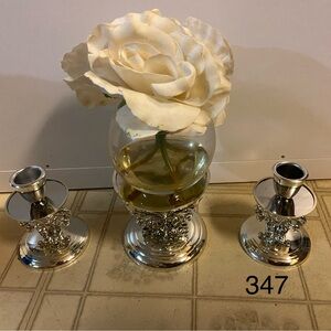 Elegant 3 piece Candle Holders set